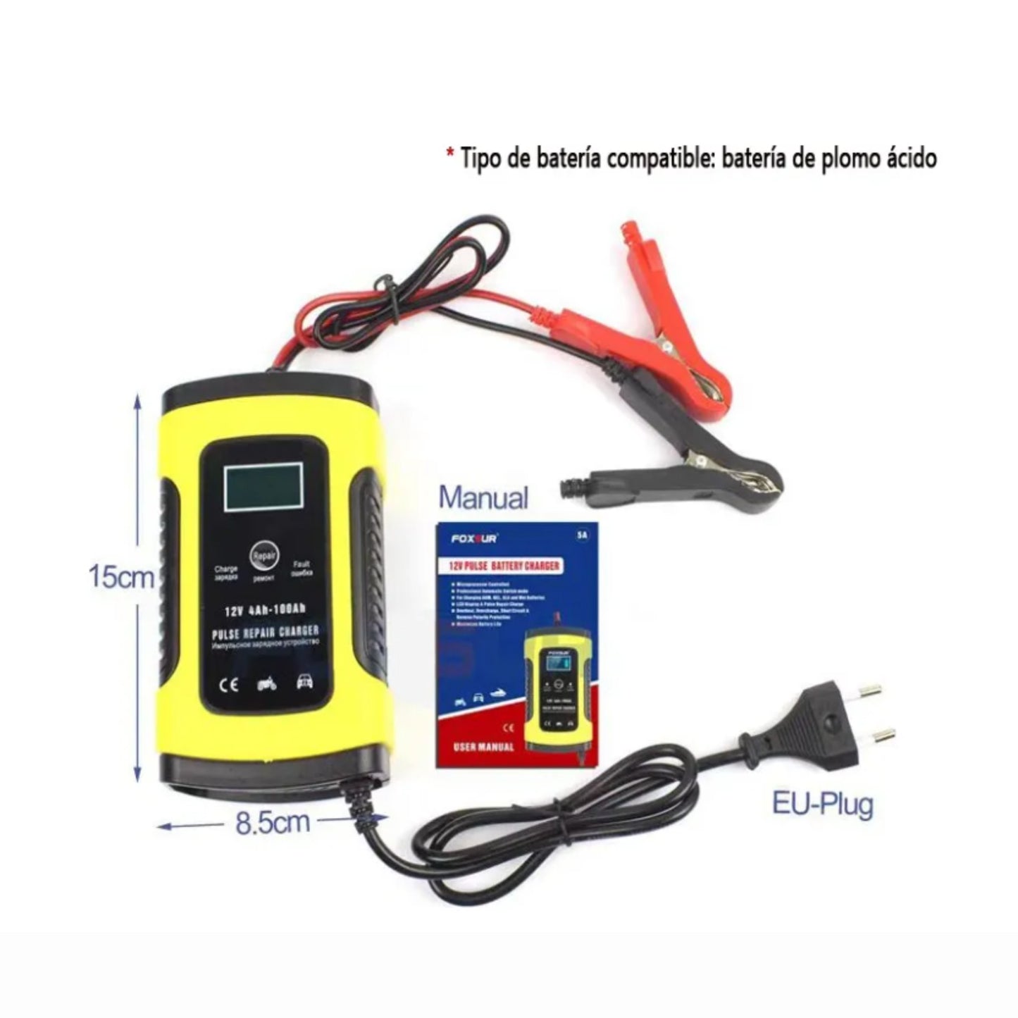 Smart Charge Pro (Cargador de Batería Auto y Moto)
